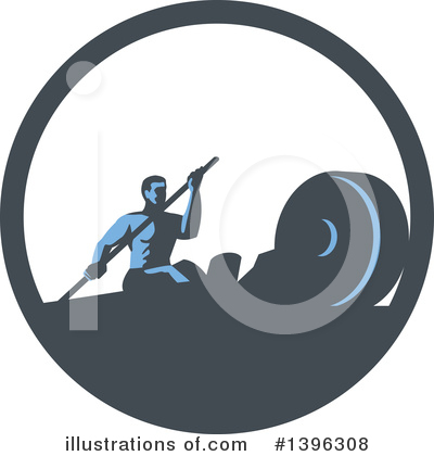 Rowing Machine Clipart #1396308 by patrimonio