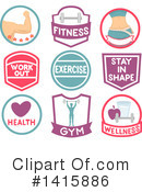 Fitness Clipart #1415886 by BNP Design Studio