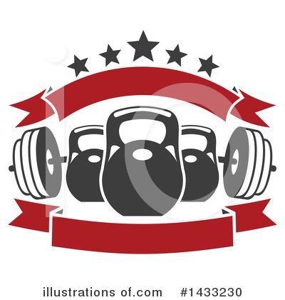 Kettlebell Clipart #1433230 by Vector Tradition SM