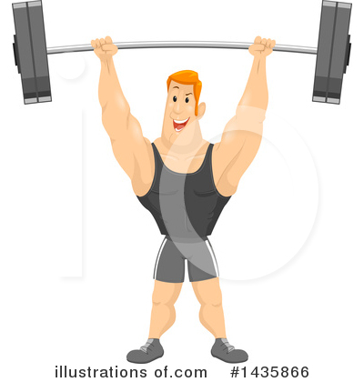 Weightlifting Clipart #1435866 by BNP Design Studio