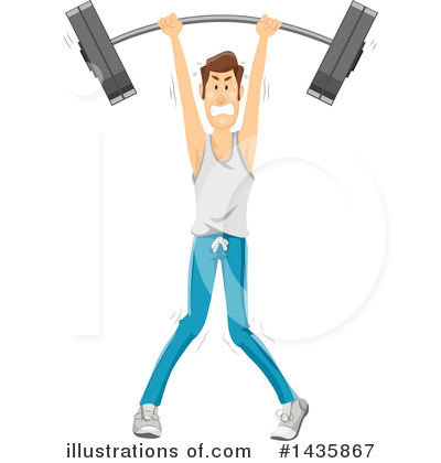 Weightlifting Clipart #1435867 by BNP Design Studio