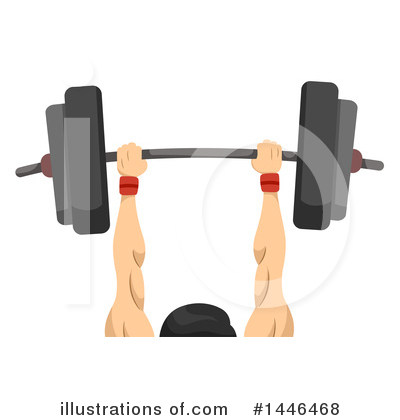 Lifting Weights Clipart #1446468 by BNP Design Studio