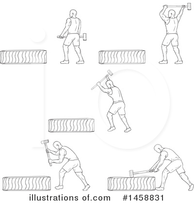 Royalty-Free (RF) Fitness Clipart Illustration by patrimonio - Stock Sample #1458831