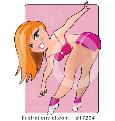 Woman Exercising Clipart #17204 by Maria Bell