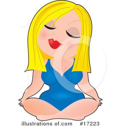 Meditating Clipart #17223 by Maria Bell