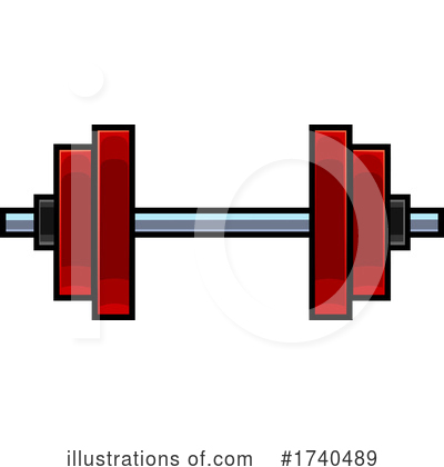 Weights Clipart #1740489 by Hit Toon