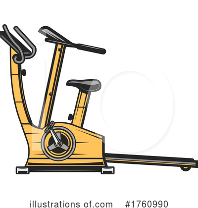 Spin Bike Clipart #1760990 by Vector Tradition SM