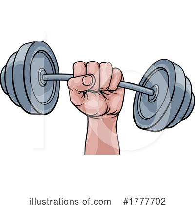 Weight Lifting Clipart #1777702 by AtStockIllustration