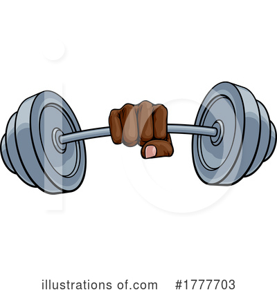 Weight Lifting Clipart #1777703 by AtStockIllustration