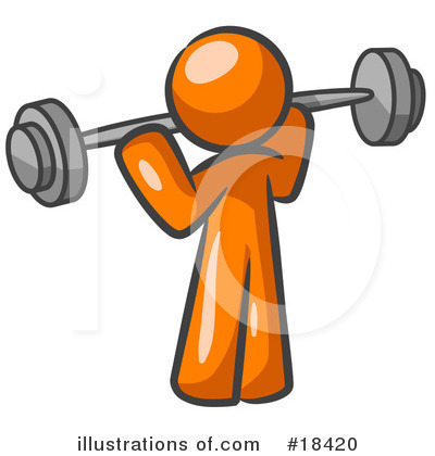 Barbell Clipart #18420 by Leo Blanchette