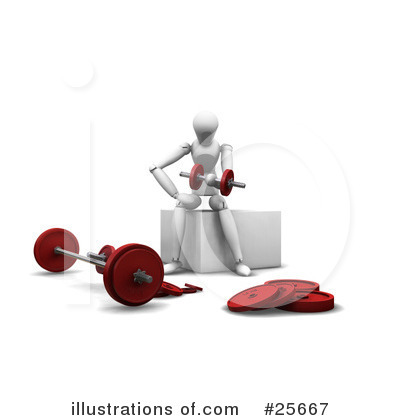 Royalty-Free (RF) Fitness Clipart Illustration by KJ Pargeter - Stock Sample #25667