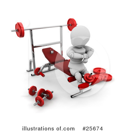 Royalty-Free (RF) Fitness Clipart Illustration by KJ Pargeter - Stock Sample #25674
