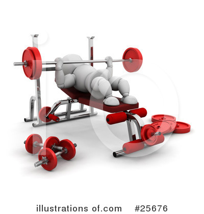 Royalty-Free (RF) Fitness Clipart Illustration by KJ Pargeter - Stock Sample #25676