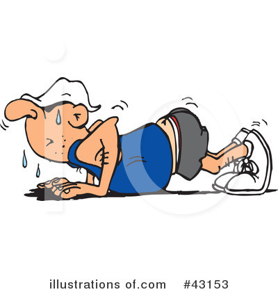 Royalty-Free (RF) Fitness Clipart Illustration by Dennis Holmes Designs - Stock Sample #43153