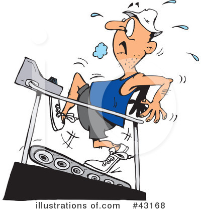 Royalty-Free (RF) Fitness Clipart Illustration by Dennis Holmes Designs - Stock Sample #43168