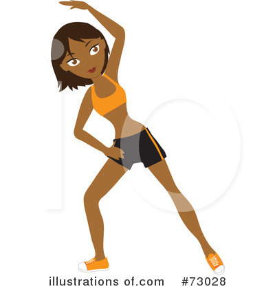 Royalty-Free (RF) Fitness Clipart Illustration by Rosie Piter - Stock Sample #73028