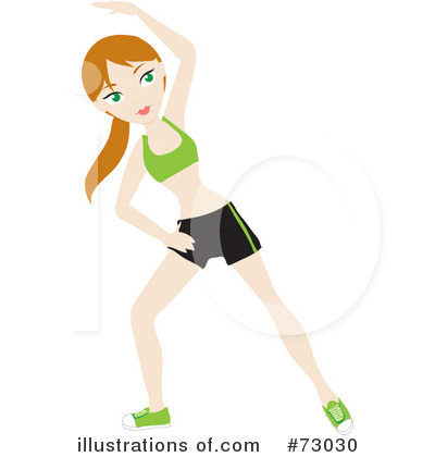 Royalty-Free (RF) Fitness Clipart Illustration by Rosie Piter - Stock Sample #73030