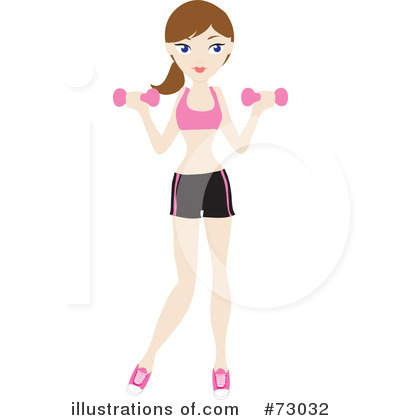 Royalty-Free (RF) Fitness Clipart Illustration by Rosie Piter - Stock Sample #73032