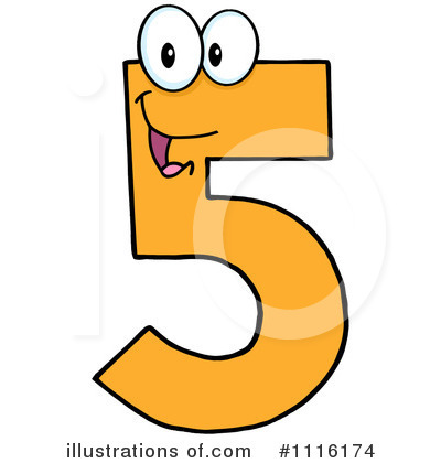 Number Five Clipart #1116174 by Hit Toon