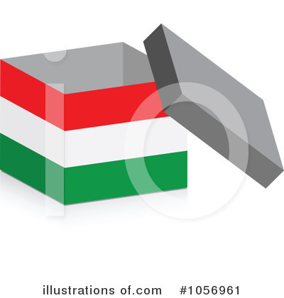 Flag Box Clipart #1056961 by Andrei Marincas