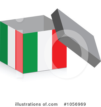Royalty-Free (RF) Flag Box Clipart Illustration by Andrei Marincas - Stock Sample #1056969