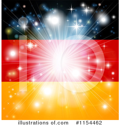German Flag Clipart #1154462 by AtStockIllustration
