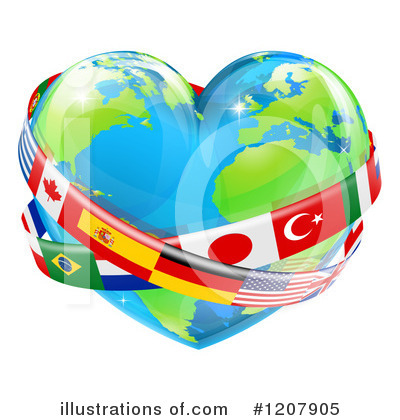 Royalty-Free (RF) Flag Clipart Illustration by AtStockIllustration - Stock Sample #1207905