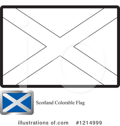 Scottish Flag Clipart #1214999 by Lal Perera
