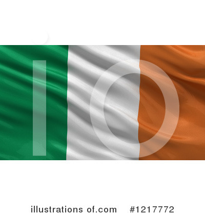 Ireland Flag Clipart #1217772 by stockillustrations