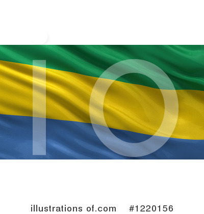 Gabon Flag Clipart #1220156 by stockillustrations