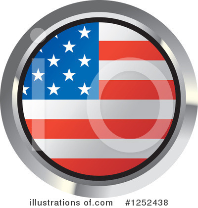 American Flag Clipart #1252438 by Lal Perera