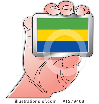Gabon Flag Clipart #1279408 by Lal Perera