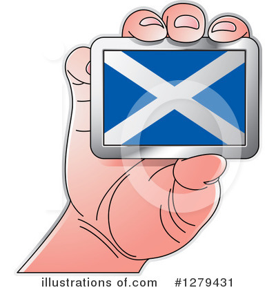 Scottish Flag Clipart #1279431 by Lal Perera