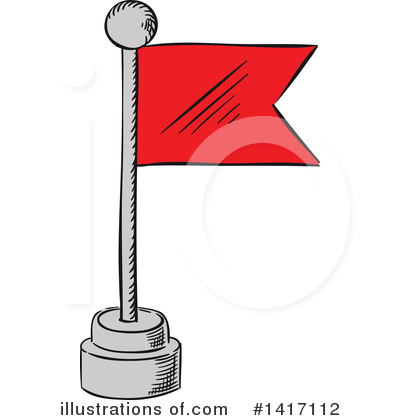 Royalty-Free (RF) Flag Clipart Illustration by Vector Tradition SM - Stock Sample #1417112