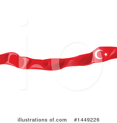 Ribbon Flag Clipart #1449226 by Domenico Condello