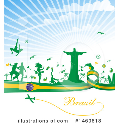 Brazilian Flag Clipart #1460818 by Domenico Condello