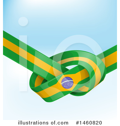 Brazilian Flag Clipart #1460820 by Domenico Condello