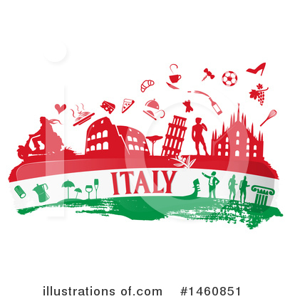 Royalty-Free (RF) Flag Clipart Illustration by Domenico Condello - Stock Sample #1460851