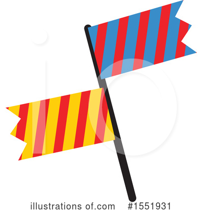 Royalty-Free (RF) Flag Clipart Illustration by Cherie Reve - Stock Sample #1551931