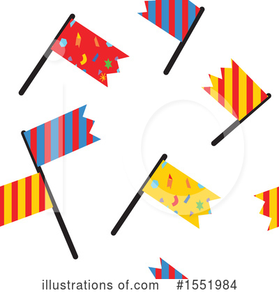Royalty-Free (RF) Flag Clipart Illustration by Cherie Reve - Stock Sample #1551984