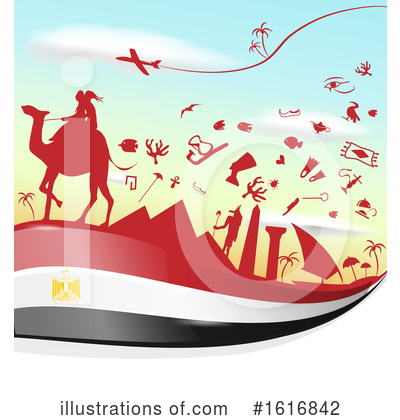 Royalty-Free (RF) Flag Clipart Illustration by Domenico Condello - Stock Sample #1616842