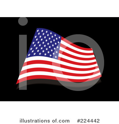 American Flag Clipart #224442 by michaeltravers