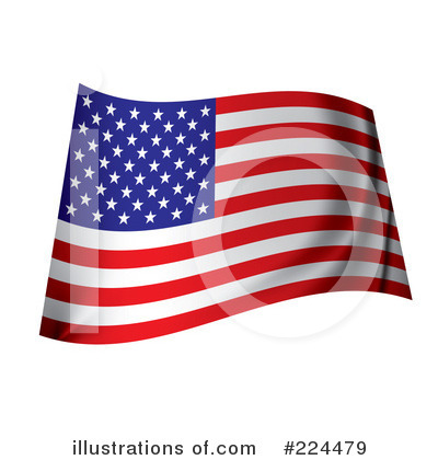 Royalty-Free (RF) Flag Clipart Illustration by michaeltravers - Stock Sample #224479