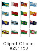 Flag Clipart #231159 by stockillustrations