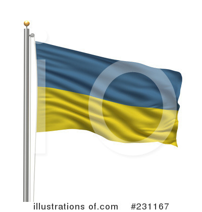 Royalty-Free (RF) Flag Clipart Illustration by stockillustrations - Stock Sample #231167