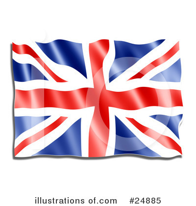 Royalty-Free (RF) Flag Clipart Illustration by KJ Pargeter - Stock Sample #24885