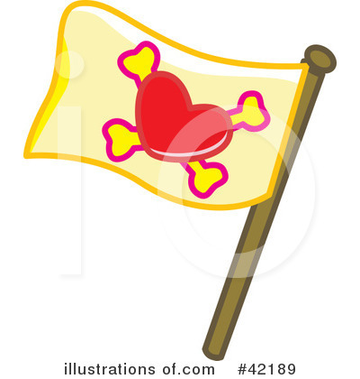 Royalty-Free (RF) Flag Clipart Illustration by Cherie Reve - Stock Sample #42189