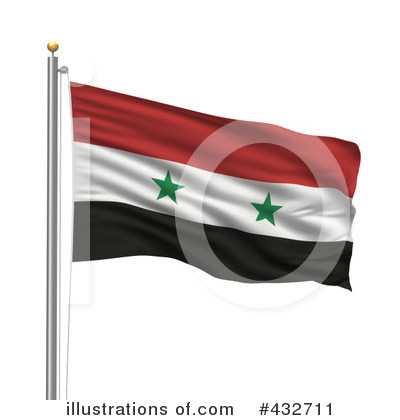 Royalty-Free (RF) Flag Clipart Illustration by stockillustrations - Stock Sample #432711