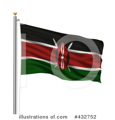 Royalty-Free (RF) Flag Clipart Illustration by stockillustrations - Stock Sample #432752