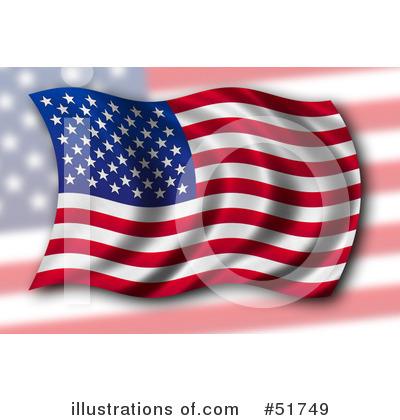 American Flag Clipart #51749 by stockillustrations